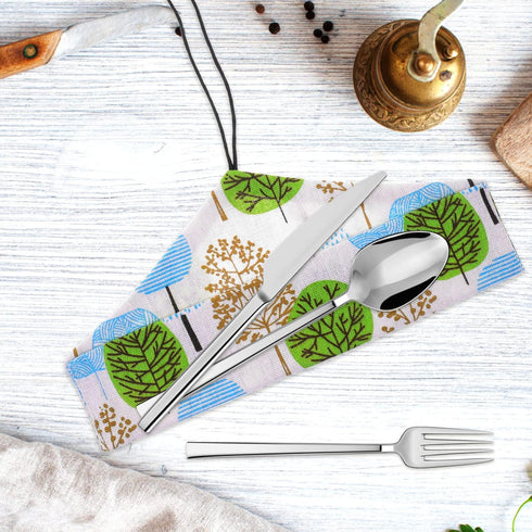 Zerodeko Japanese Chopsticks Carrying Case Linen Travel Utensil Bag Drawstring Reusable Chopsticks Holder Pouch Tableware Storage Sleeves...