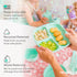 Re-Play - 4 Pack 7.37" Divided Plates with Deep Sides for Baby, Toddler & Child Feeding - BPA Free - Made in USA from Recycled Milk Jugs - Modern ...