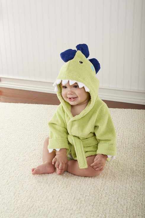 Baby Aspen "Splash-a-Saurus Dinosaur Hooded Towel Robe, 0-9 Months...