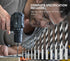 Brad Point Wood Drill Bit Set, 12Pcs Drill Bit Set with Double Flutes Design for Carpenter Woodworking and All Types of Wood (1/8" - 1/2")...