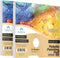 Bellofy 2X Palette Paper Artist Palette - Start Fresh with Disposable Paint Palette - 9x12 in Oil Paint Palette - Palette for Acrylic Painting for...