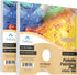 Bellofy 2X Palette Paper Artist Palette - Start Fresh with Disposable Paint Palette - 9x12 in Oil Paint Palette - Palette for Acrylic Painting for...