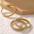 3 pcs Chunky Gold Bracelet Bangle Adjustable Wide Wristband Bracelets Set 18K Gold Plated Stretch Bangles for Women Men Trendy...