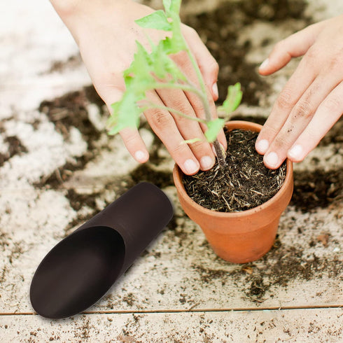 5 PCS Bonsai Soil Scoops, Plastic Garden Soil Scoops, Colorful Small Gardening Tools, Potting Scoopers, Bucket Shovel.Suitable for Flower Planting...