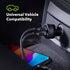 mophie 60W Dual USB-C Car Charger, Universal AUX Compatibility, LED Indicator, Fast Charging, Multi-Device...