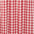 Farmhouse Red Country Buffalo Check Cotton Annie Kitchen Curtains Rod Pocket Hanging Loops 16x72 Valance...