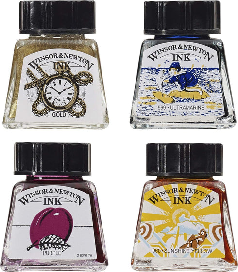 Winsor & Newton Specialty Ink, Black, 14ml Bottle...