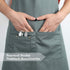 LessMo Bib Apron, Canvas Cotton Cooking Aprons 100% Cotton...