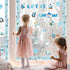 74pcs Winter Bulletin Board Classroom Decor LET IT Snow Cutouts Self-Adhesive Christmas Accent Cut Outs with Snowflake Snowman Patterns for Xmas W...