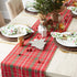 DII Holiday Dining Table Linen Collection Tartan Holly Plaid, Christmas Table Runner, 14x108, Red & Green...