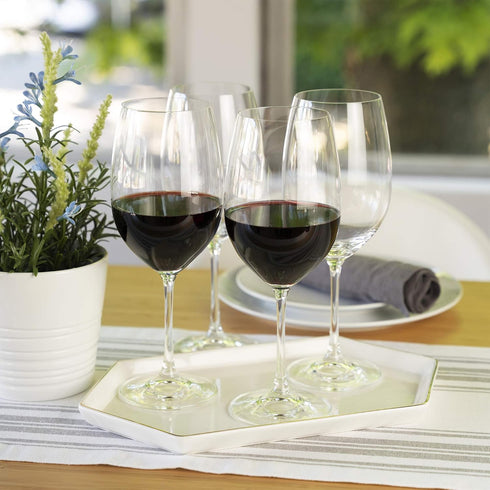 Spiegelau Salute Bordeaux Wine Glasses, Set of 4, European-Made Lead-Free Crystal, Classic Stemmed, Dishwasher Safe, Professional Quality Red Wine...
