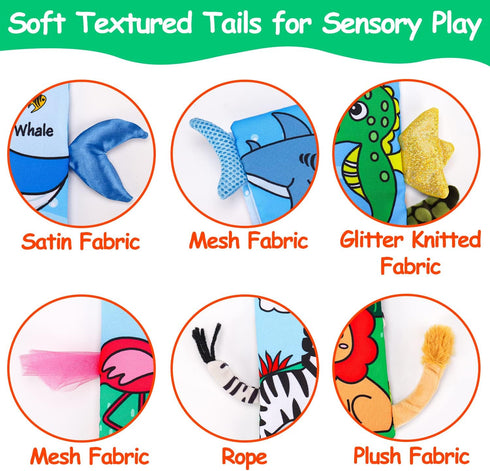 2 PCS Soft Cloth Baby Books 0-6 Months High Contrast Sensory Baby Toys 6 to 12 Months Crinkle Touch Feel Teething Carseat 9 18 Month Travel Essent...