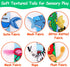 2 PCS Soft Cloth Baby Books 0-6 Months High Contrast Sensory Baby Toys 6 to 12 Months Crinkle Touch Feel Teething Carseat 9 18 Month Travel Essent...