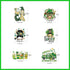 6 Sheets St. Patrick's Day Iron on Patches Lucky Shamrock Gnome Iron Transfer Vinyl Heat Iron Patches St. Patrick's Day Iron Decals Irish Holiday ...