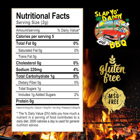 Slap Yo Daddy BBQ Rub Seasoning, California Style Santa Maria - Beef, Pork Steak, Hamburger, Sausage, Tri-Tip Championship BBQ Rubs and Spices for...