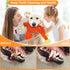 Squeaky Large Dog Toys with Crinkle Paper, Interactive Puppy Toys, Tough Dog Pull Toy, Tug of War Dog Chew Toys for Small, Medium, Large Dogs...