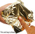 Gold Leaf Sheets for Arts, Painting, Gilding Crafting, Decoration, 5.5 by 5.5 Inches Imitation Gold Foil Sheets 100pcs...