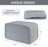 BAGSPRITE Slow Cooker Cover For Crock Pot and Hamilton Beach 6-8 qt Slow Cooker, Oval Crokpot Cover Dust Cover, Appliance covers Grey...