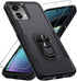 for Motorola Moto G 5G 2024 Case with Screen Protector,Heavy Duty Shockproof Full Body Protective Cover Built in Rotatable Metal Ring Holder Kicks...