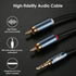 MillSO 3.5mm to RCA, RCA to 3.5mm (10 Feet) AUX Adapter Cable Connects Smartphone, Tablet or MP3 Player to Speaker...