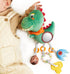 TUMAMA Baby Toys for 3 6 9 12 Months, Dinosaur Hanging Rattle Toys Crinkle Squeaky Sensory Toys with Mirror, Bell, Car Seat Stroller Mobile Toys f...