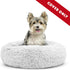 Replacement Cover Only for The Dog’s Bed Sound Sleep Donut Dog Bed Spare Cover, Small Ice White Plush...