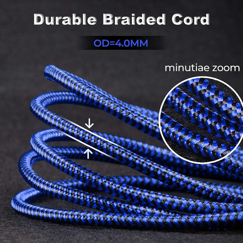 Fast Charger Cable for Motorola One Action/Macro/Vision/Zoom/Hyper/Power/Fusion+/5G Ace UW, (2Pack, 6.6Ft) Nylon Braided Charging Cord for Moto G5...