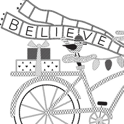 Dimensions Holiday Bicycle Embroidery Kit, 6" D, Multicolor 5......