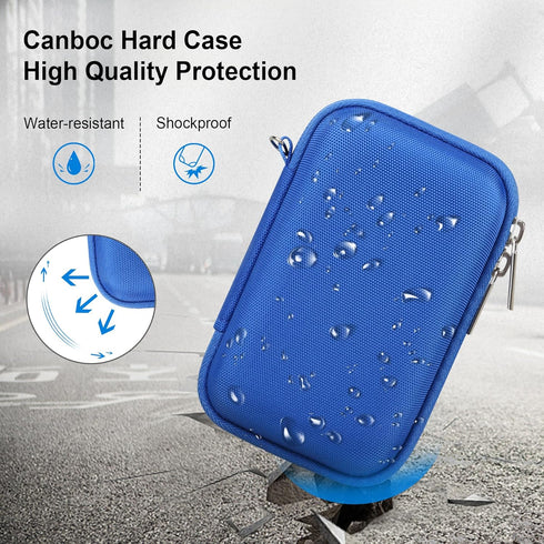 Canboc Carrying Travel Case for KODAK EKTAR H35/ H35N/ M35/ F9/ M38 Half Frame Film Camera, Point and Shoot Camera Bag, Zipper Mesh Pocket fits Fi...