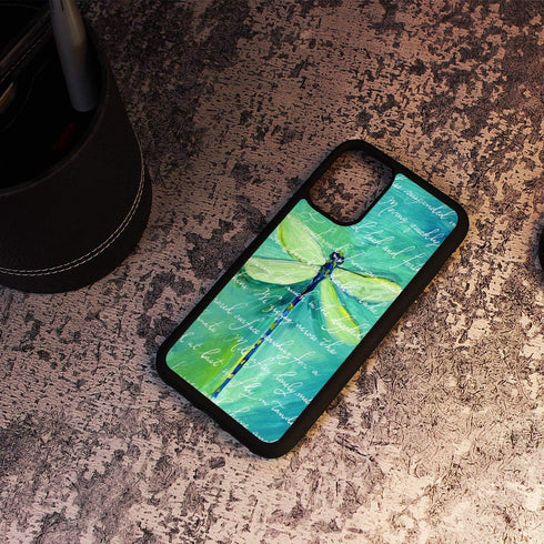 for Samsung S21, for Samsung Galaxy S21 4G 5G, Durable Protective Soft Back Case Phone Cover, HOT12281 Green Dragonfly...