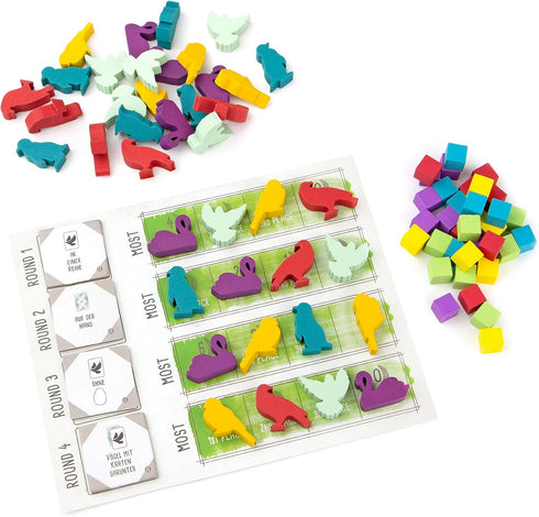 TowerRex Wingspan Player Tokens Set - Player Tokens - Wingspan Board Game Upgrade Kit...