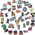 50 pcs Soccer Shoe Charms, PVC Construction, Soccer Themed Designs for Soccer Lovers...