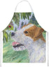 Caroline's Treasures SS8211APRON Jack Russell Terrier Apron Cooking Kitchen Server Baking Crafts Gardening for Adult Women Men, Unisex, Large, Mul...