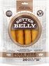 Better Belly Pork Hide Rolls with Smoke Flavor Small, 20 Count, Digestible Pork Hide for Dogs (P-94453)...