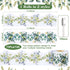 Eucalyptus Bulletin Board Border for Classroom Boho Green Plant Die-Cut Rolled Two-Sided Printed Leaves Trim Paper Back to School Decorations for ...
