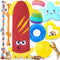 Puppy Toys for Teething, 9 Pack Interactive Dog Toys for Small Dogs, Puppy Chew Toys with Rope Toys, Treat Ball and Cute Squeaky Toys, Hold a Bott...
