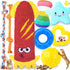 Puppy Toys for Teething, 9 Pack Interactive Dog Toys for Small Dogs, Puppy Chew Toys with Rope Toys, Treat Ball and Cute Squeaky Toys, Hold a Bott...