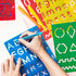 22Pcs Alphabet Tracing Stencil Set for Kids Drawing Stencils with Color Highlighter Letters Numbers and Cute Animal Pattern Paint Boards Learn Art...