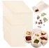 24 Pieces Spice Bags for Cooking Cheesecloth Bags for Straining Reusable Empty Tea Bags Drawstring Soup Bags Muslin Bags (3 x 4 Inch, 5 x 6 Inch)...