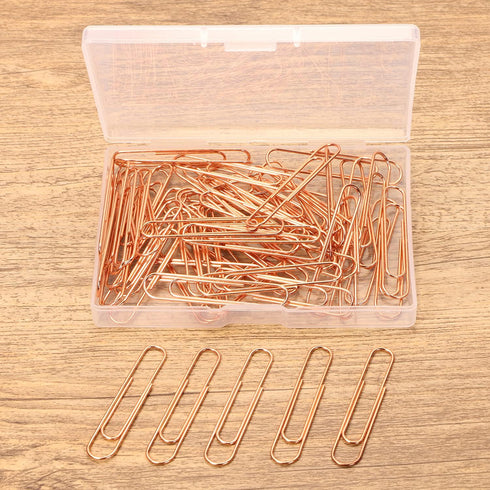 2 Inch Large Paper Clips Smooth Office Clips Clamps Bookmarks for Teachers Pictures Photos Planners Journaling Organizing Wedding Invitations Craf...