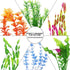 MyLifeUNIT Artificial Fish Tank Plants, 10 Pack Plastic Aquarium Plants Decorations...