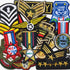 Mo Sheng Accessory 20pcs DIY Medal Epaulet Soldier Badges Patches Embroidery Mix Patterns Iron On/Sew On Applique for Clothes Backpacks T-Shirt Je...