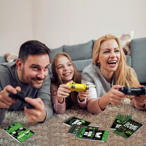 24 Pieces Video Game Party Favors Gaming Mini Notepads Gamer Video Gamer Favors Gaming Notepad Teacher Classroom Supplies Bulk Mini Notepads Pack ...