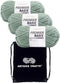 Premier Basix Chunky Knitting Yarn Sage 1145-31 (3-Pack) Same Dye Lot Chunky Bulky #5 Soft 100% Acrylic Bundle with 1 Artsiga Craft Bag...