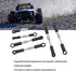 Pssopp RC Tie Rods Set RC Tie Link Servo Link Rod RC Tie Rod Bar RC Tie Link Rods Set for WLtoys 144001 144002 124018 124019 124017 124016 Remote ...
