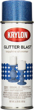 Krylon K03814A00 Glitter Blast Glitter Spray Paint for Craft Projects, Sapphire Shimmer Blue, 5.75 oz...