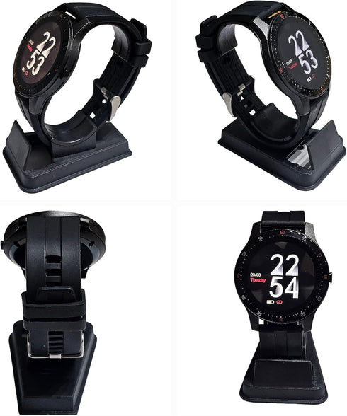 24 Pcs/Lot Black Plastic Wrist Watch/Smartwatch Display Holder Rack Store Home Shop Usage Show Stand Jewelry Bracelet Display...