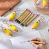10 Set Teacher Appreciation Gifts Bulk 10 Teacher Ballpoint Pens 10 Pencil Shaped Stress Balls Teacher Keychains 10 Organza Bags Backe to School G...