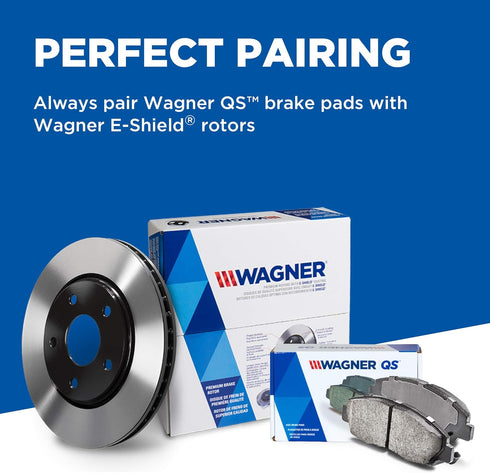 Wagner QuickStop ZD1037 Rear Disc Brake Pad Set for 2016 Jeep Patriot...