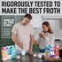 Zulay Powerful Milk Frother for Coffee with Powerful Motor - Handheld Frother Electric Whisk, Milk Foamer, Mini Mixer & Coffee Blender Frother for...